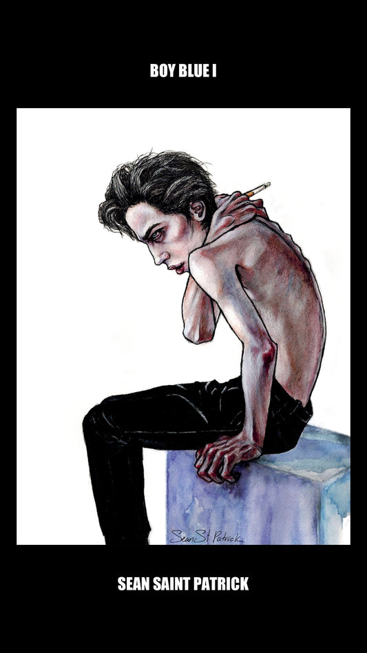 BOY BLUE I — matte print